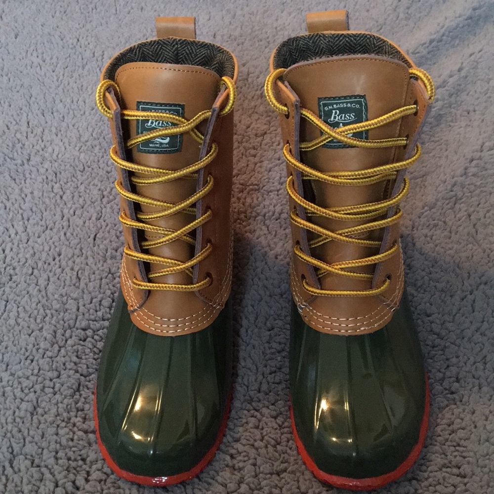 Bass Harlequin waterproof duck boots